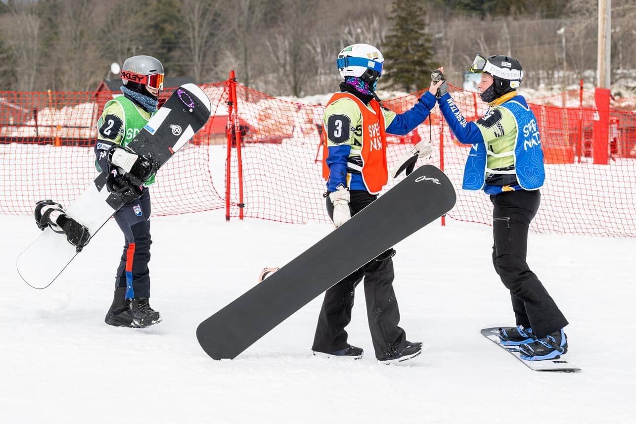 BC Snowboard team in Ontario, 2024